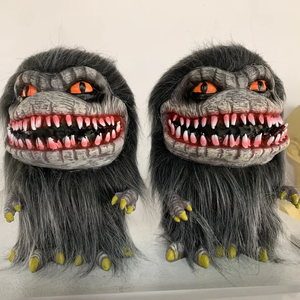 

1PC Grey Halloween Critters Prop Doll Cute Plush Doll Ornament Kids Adult Birthday Gift Plushies Stuffed Animal Doll