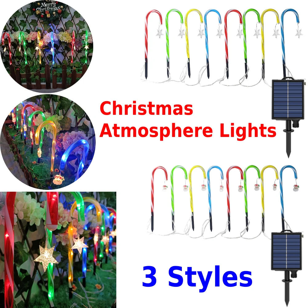 

Фонари на солнечной энергии, энергосберегающие рождественские Ландшафтные огни, класс защиты Ip65, для сада, дорожек, двора, газона