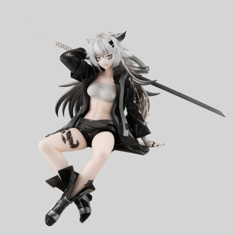 

Фигурка рыцаря из аниме Lappland, 14 см, положение сидя, фигурки FuRyu Lappland, Konoha, Коллекционная модель из ПВХ, украшение, куклы, игрушки