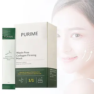 20 pcs/bottle Purime Korean Collagen Firming Mask Protein Face Care Moisturizing Hydrating Anti-agin in India