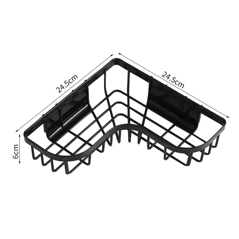 Полка Настенная для ванной комнаты кухонный органайзер хранения без сверления