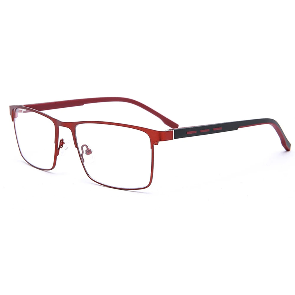 

Full-rim Business Rectangle Large Fashion Optical Frame Custom Photochromic Myopia Reading Glasses Prescription Lenses
