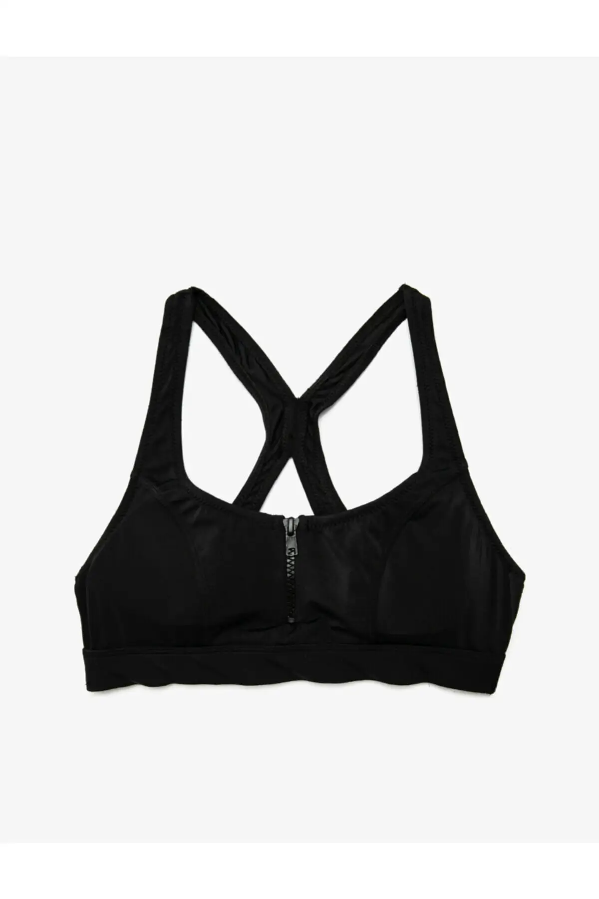 

Женское бикини, черное однотонное бикини на молнии, женский купальник, Новинка лета 2022, бикини с пуш-апом