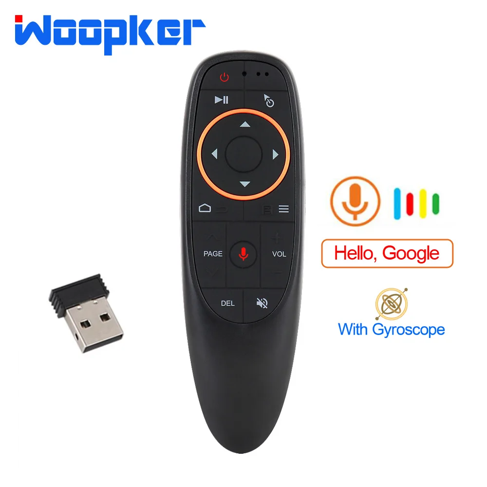 Woopker G10S Pro Air Mouse 2 4G беспроводной голосовой пульт дистанционного управления