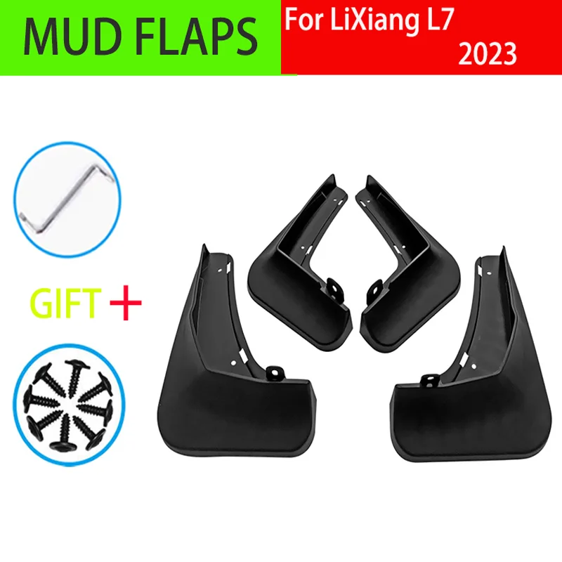 

4Pcs Mud Flaps For LI Xiang LiXiang L7 L8 L9 2022 2023 Splash Guards Mudguards Black