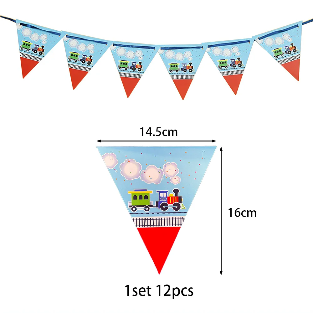 

Украшения для дня рождения "Два поезда", Chugga Chugga