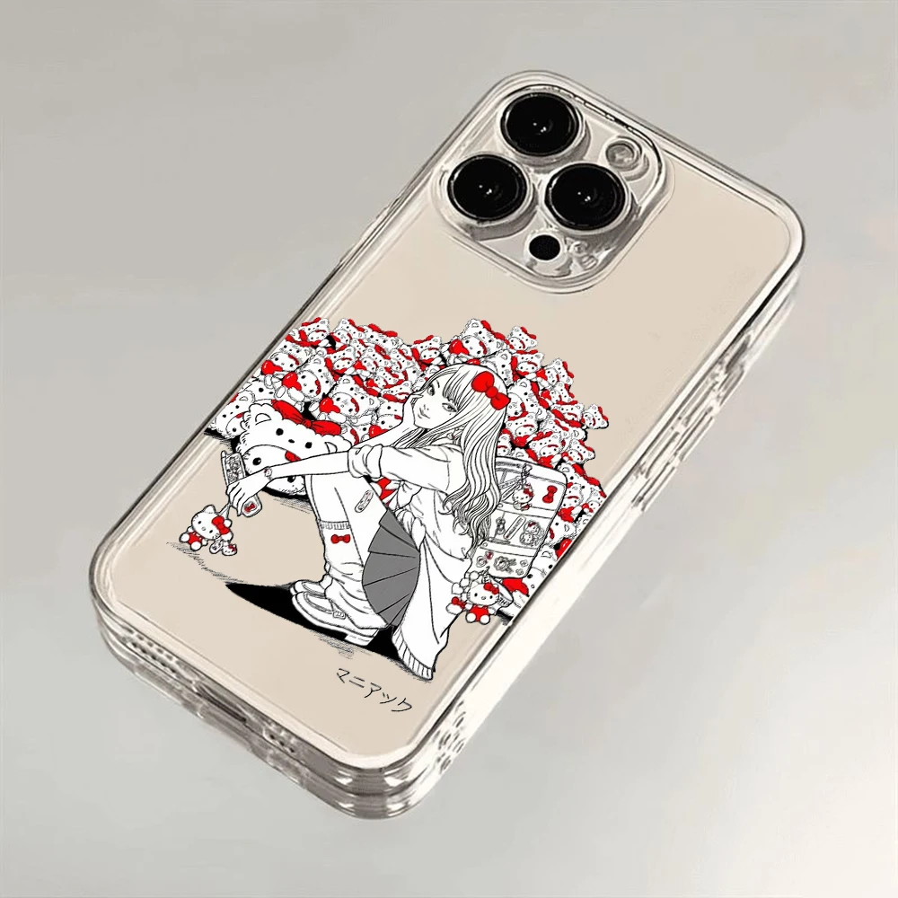 Аниме Tomie kwake AMIS Hello Kittys чехол для телефона VIVO Y28 V30e Y75 Y03 Y36 Y100 Y22s Y50 Y21 Y20 V29 V23e V21e 5G