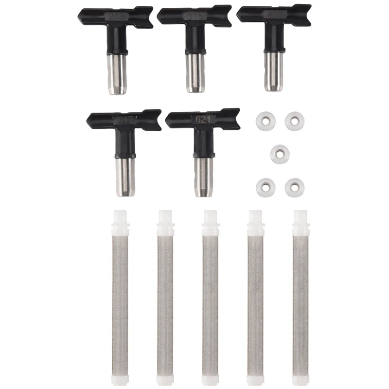 

Насадки для распыления краски безвоздушные, 5 шт.