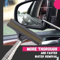 1pcs car rearview mirror wiper retractable rear view mirror wiper waterproof anti glare anti fog glass mirror cleaning supplies