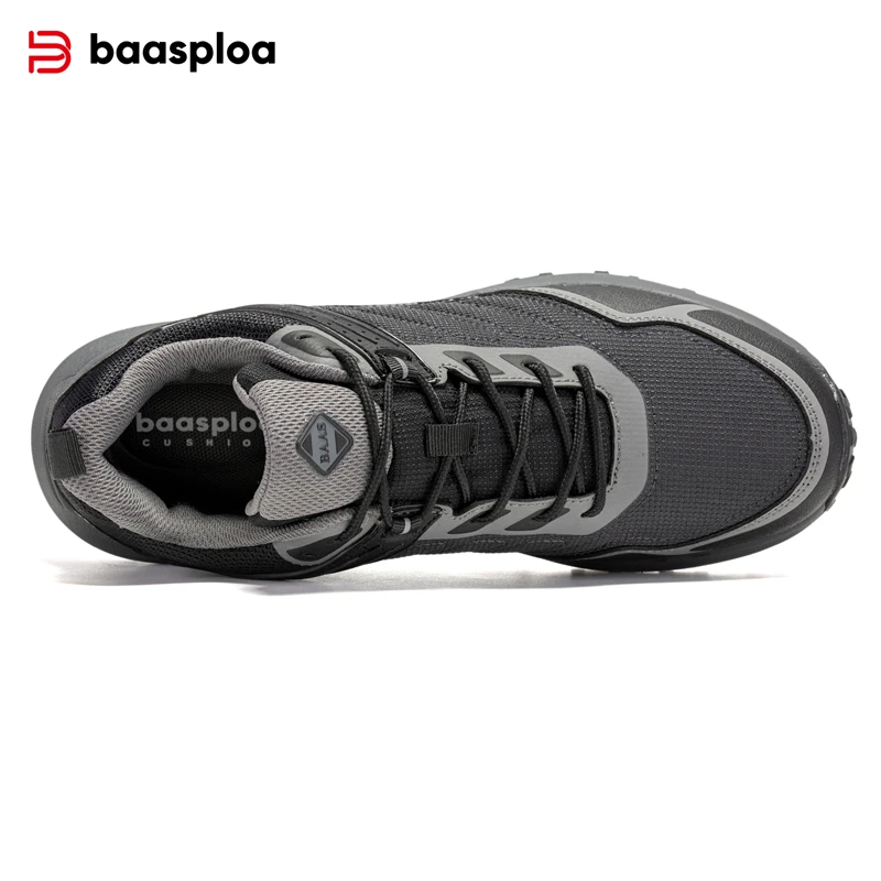 Baasploa/мужская походная обувь кожаные уличные кроссовки с защитой от брызг воды