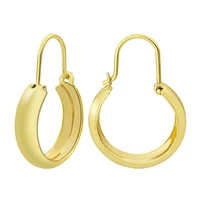 agsnilove gold hoop earrings 14k gold plated huggie earings fashion jewelry 2022 for women vintage encanto aesthetic hoops lady