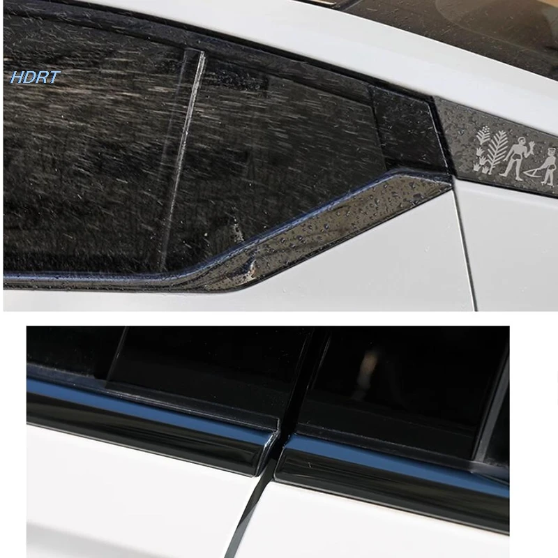 Подходит для Nissan Altima 2019 2020 2021 2022 2023 сталь глянцевая черная углеродистая отделка