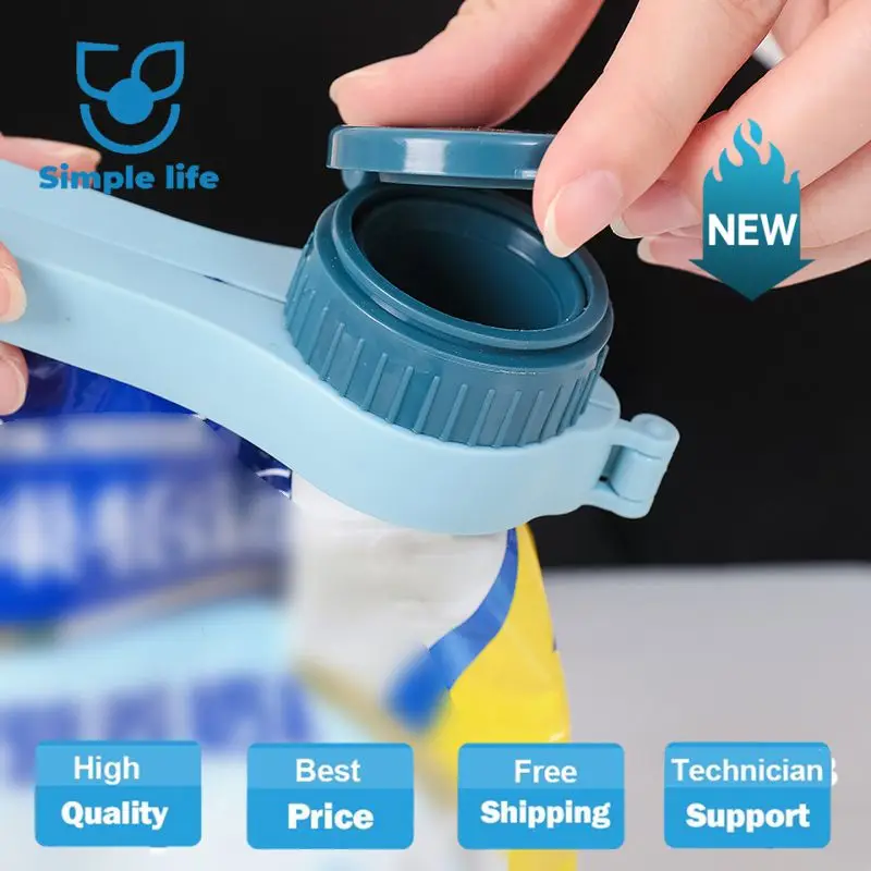 

Clamshell switch Food Storage Bag Clip moisture-proof Snack Sealing Clip fresh-keeping Sealer Clamp Travel Kitchen Accessories