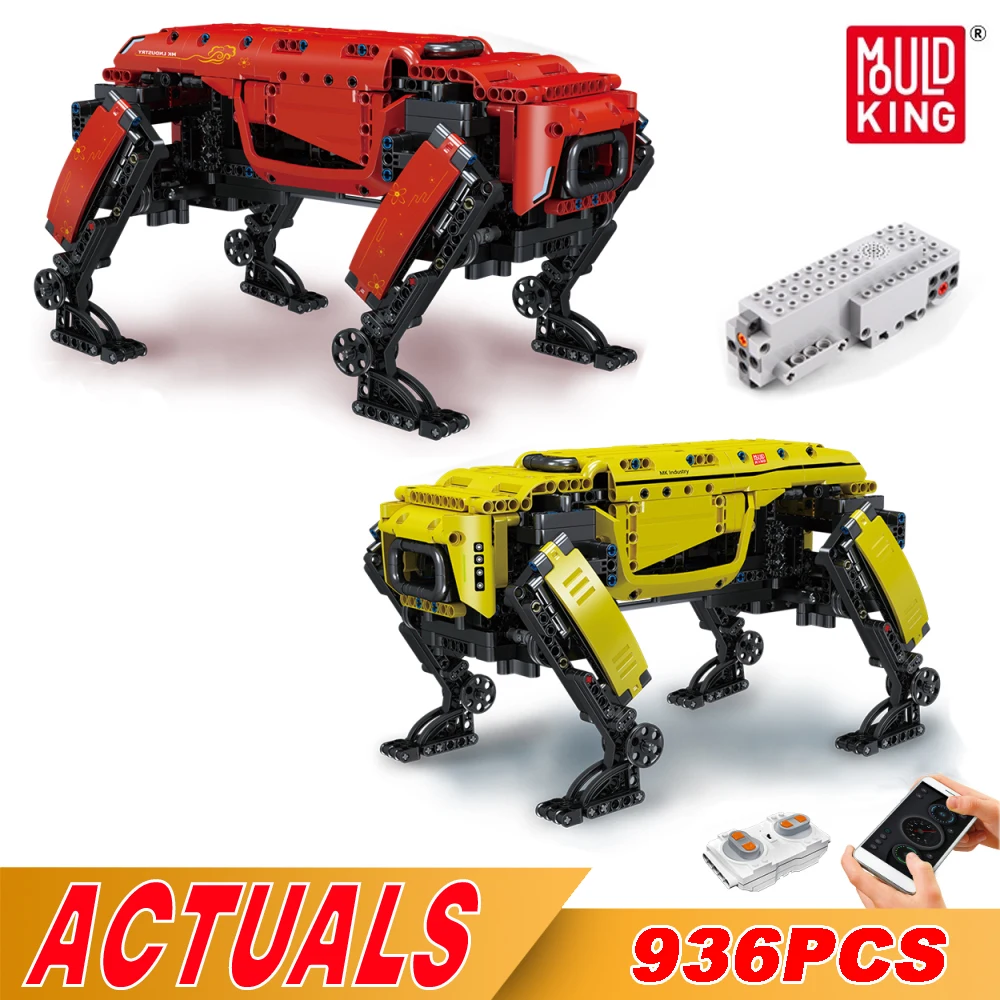 

MOULD KING 15066 High-Tech Power MK Dynamics Remote Control Robot Building Blocks APP RC Robot Brick Toys For Kids Birthday Gift