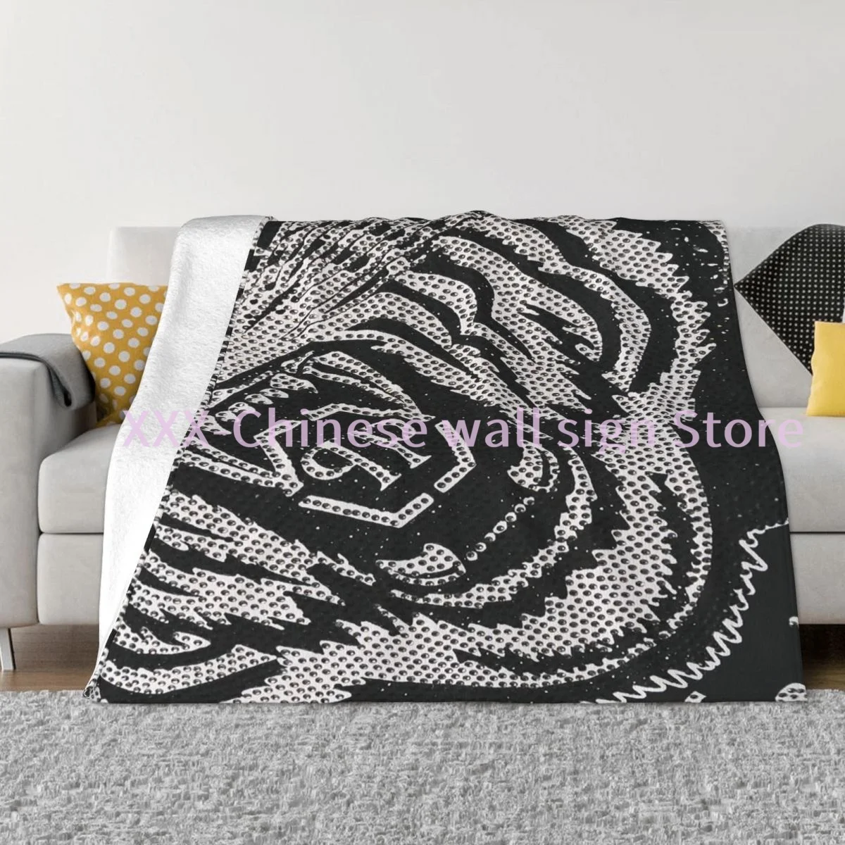 

Pleines German luxury Philippes Throw Blanket Fuzzy Warm Throws for Winter Bedding 3D Printing Soft Micro Fleece Blanket