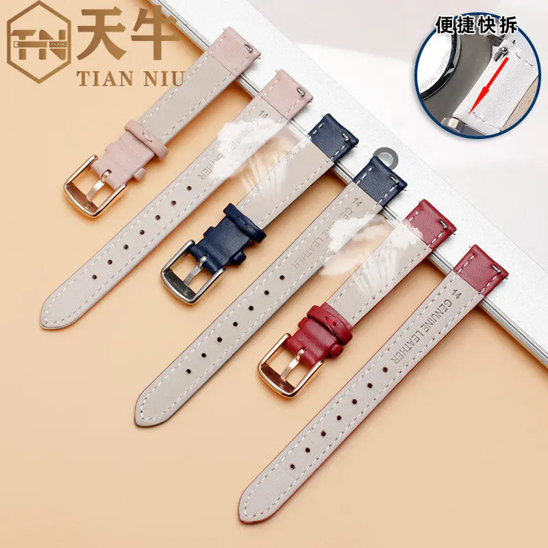 Ремешок из быстросъемной воловьей кожи для наручных часов Garmin new watch Lily 2 ремешок