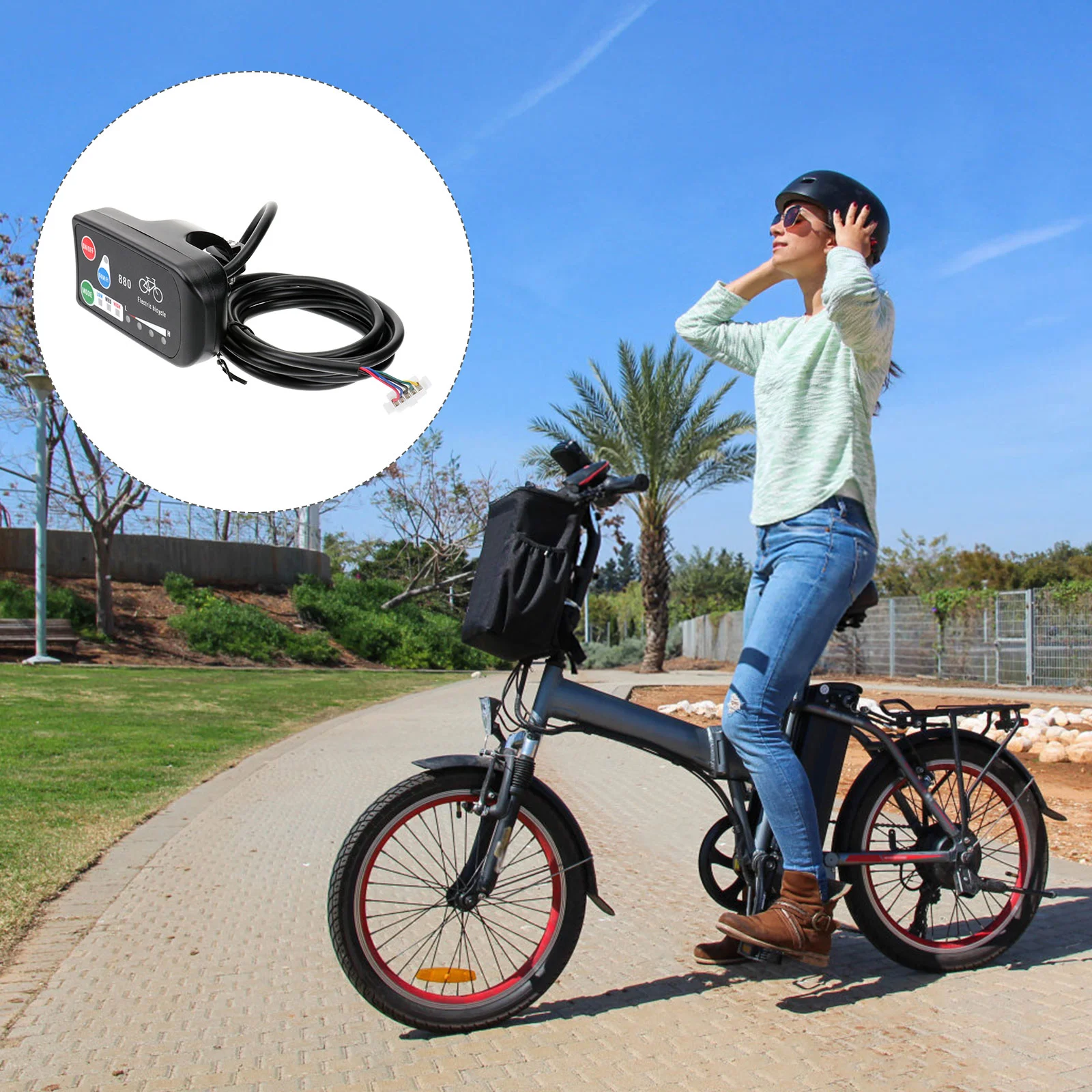 

1Pc Creative Premium Bike Display Controller Mountain Bike Display Panel Bike Control Panel