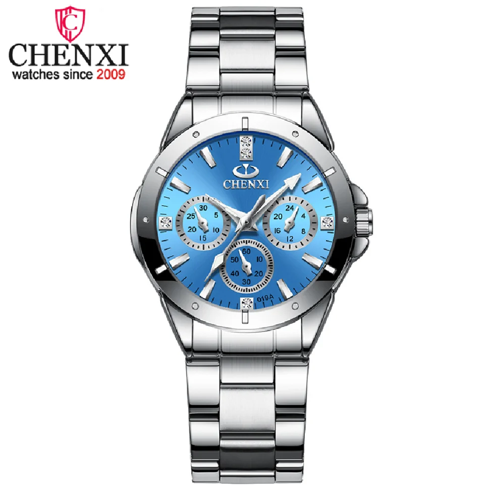 CHENXI Women's Fashion Steel Watches Womens Simple style Females Quartz-watch Ladies Luxurious Brands Wristwatch Relojes Mujer