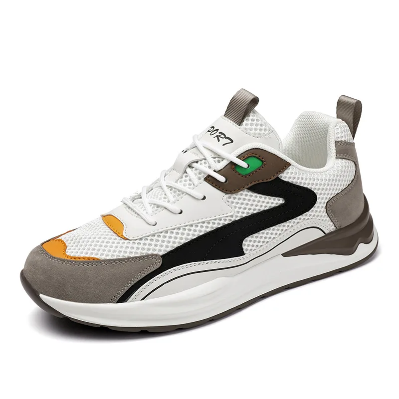 Men Running Shoes Fashion Casual Sneakers Big Size 46 Air Mesh Lace Up Sport Shoes Comfortable Breathable Zapatillas Mujer