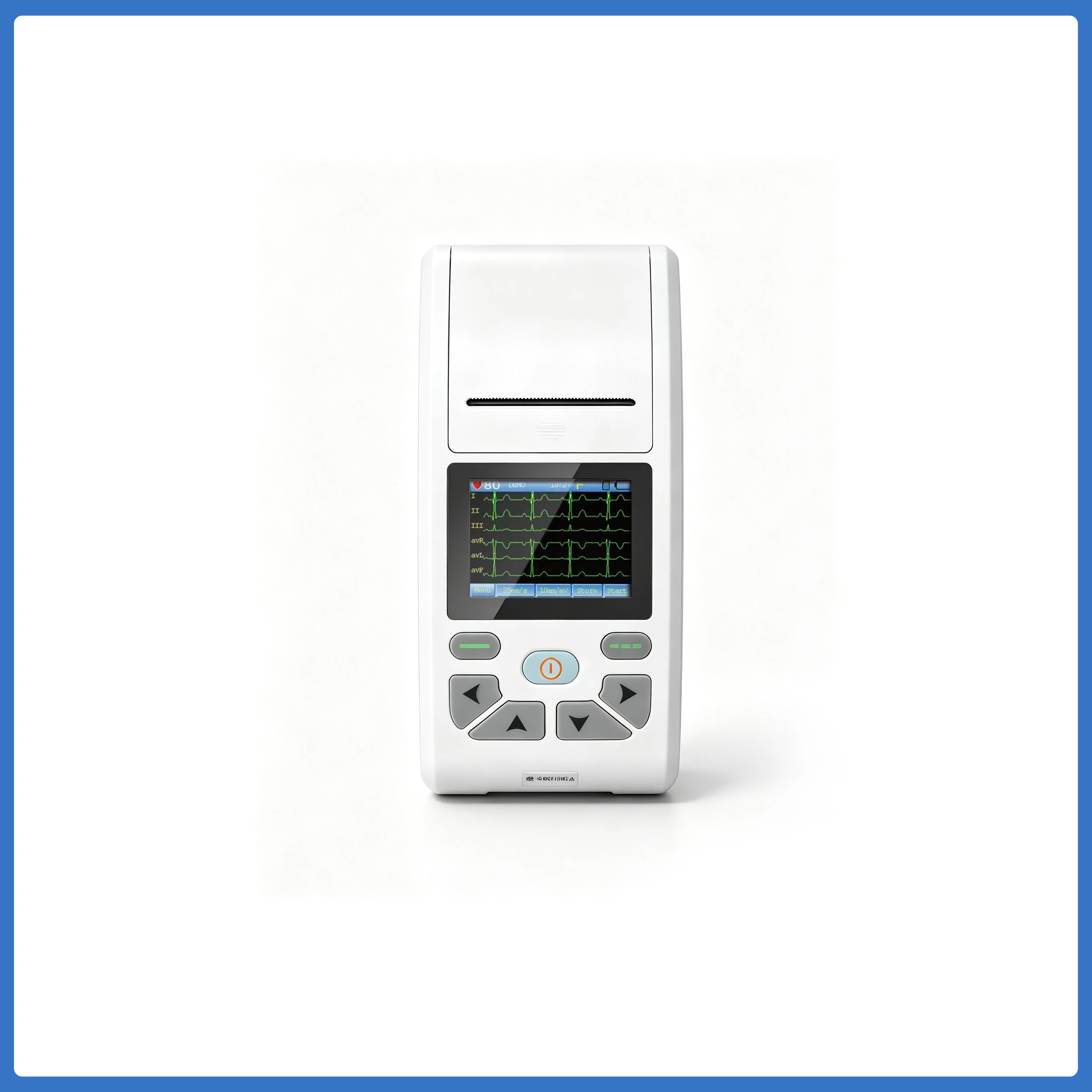 Фото Портативный электрокардиограф ECG90A, одноканальный, 12-канальный ЭКГ/ЭКГ-аппарат с сенсорным экраном №5