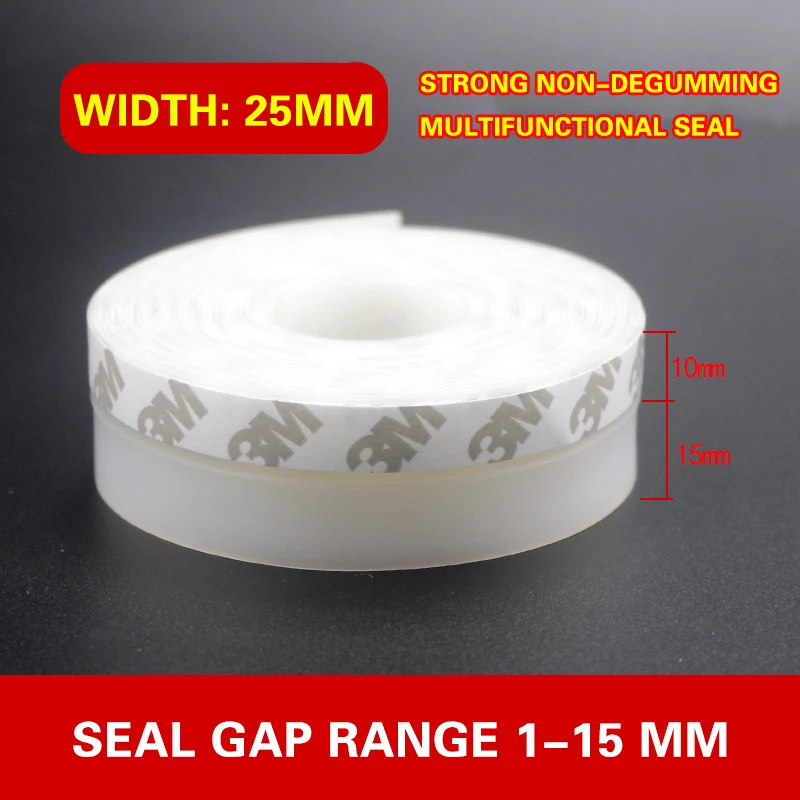 

Лента 3 м, уплотнительная лента для нижней части двери, уплотнительная лента для окон, резиновое уплотнение, ветрозащитная, пылезащитная, лобовое стекло, самоклеящаяся уплотнительная лента