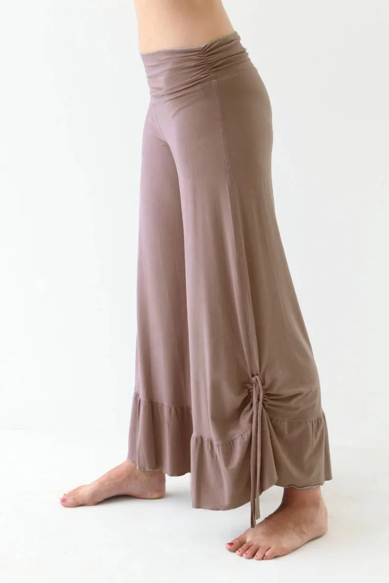 

Женские спортивные штаны с широкими штанинами, женские повседневные свободные спортивные штаны для йоги, домашние удобные пижамные штаны с цветочным рисунком