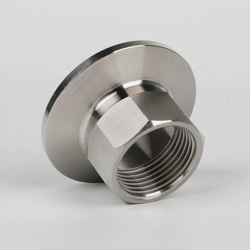 

Тройной зажим из нержавеющей стали 50,5/64/77, 5 мм X NPT Женский адаптер TC тройной зажим, женские детали SS304