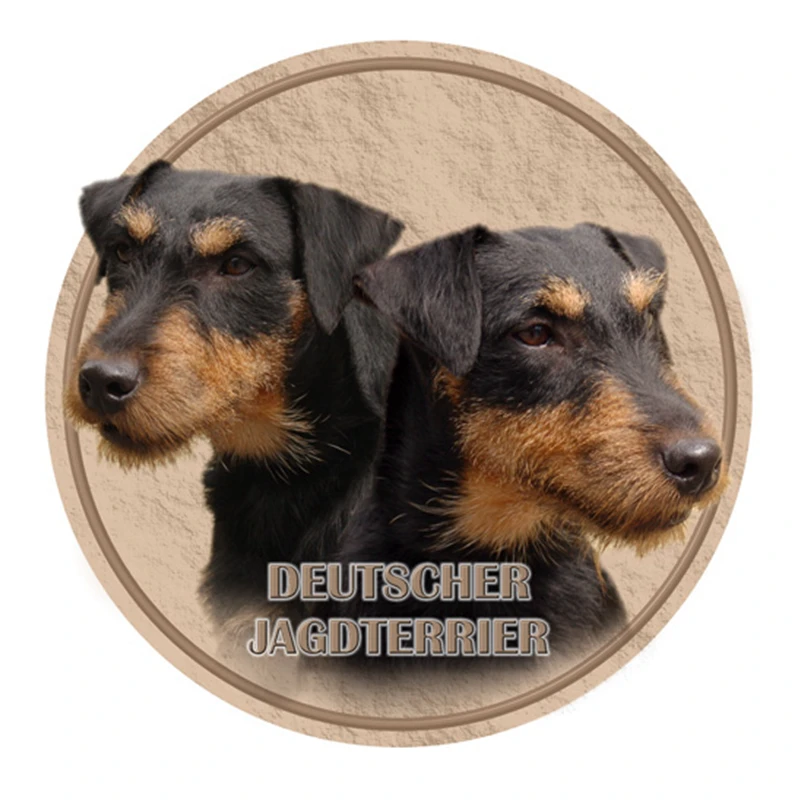 

Fuwo Trading Various Sizes PVC Decal Jagdterrier Dog Pet Animal Car Sticker for Bumper Rear Window Laptop Refrigerator Toilet