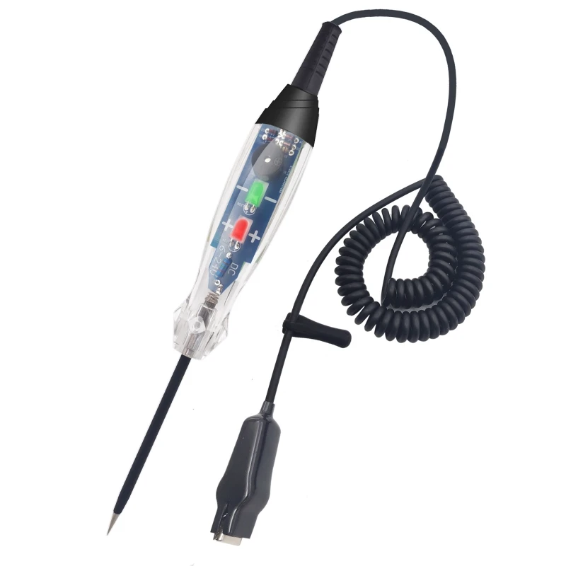 

Upgraded 6-24V Digital Automotive LED Circuit Tester Portable Spring Wire Vehicle Circuits Low Voltage Light Tester Pen