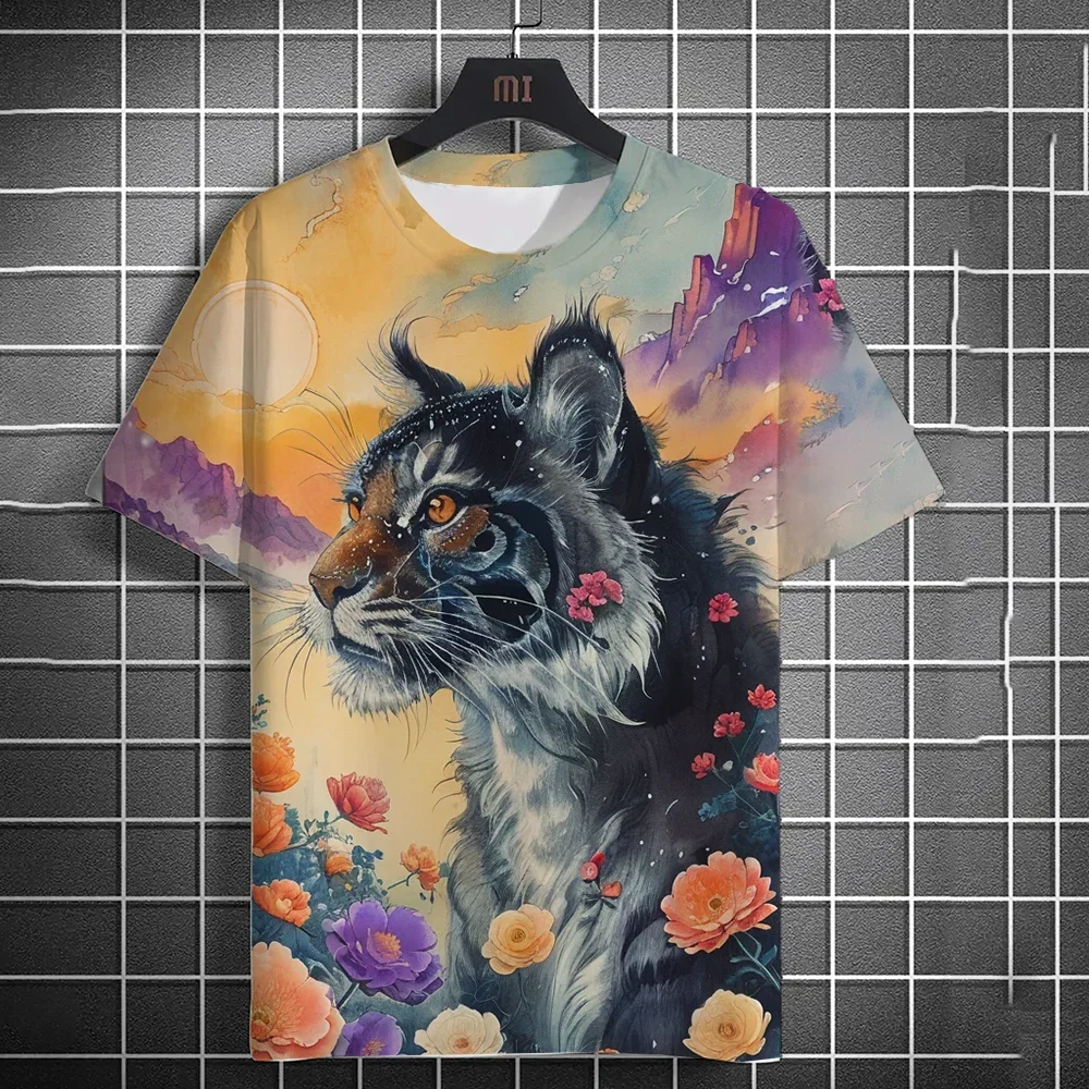 3D мужская быстросохнущая спортивная футболка с коротким рукавом повседневная