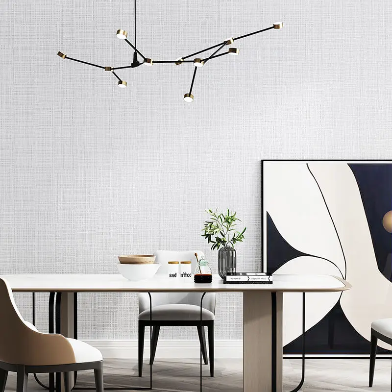 Скандинавские серые льняные обои с узором нетканые японские для гостиной