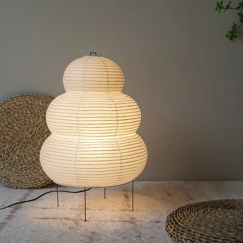 Noguchi Paper Lamp Silence Wind Table Lamp Japanese Home Decor Table Lamp for Living Room Bedroom Dining Art Home Loft Fixture