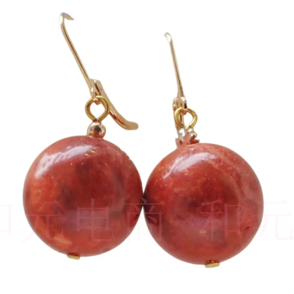 Круглые бусины из драгоценных камней 14 мм