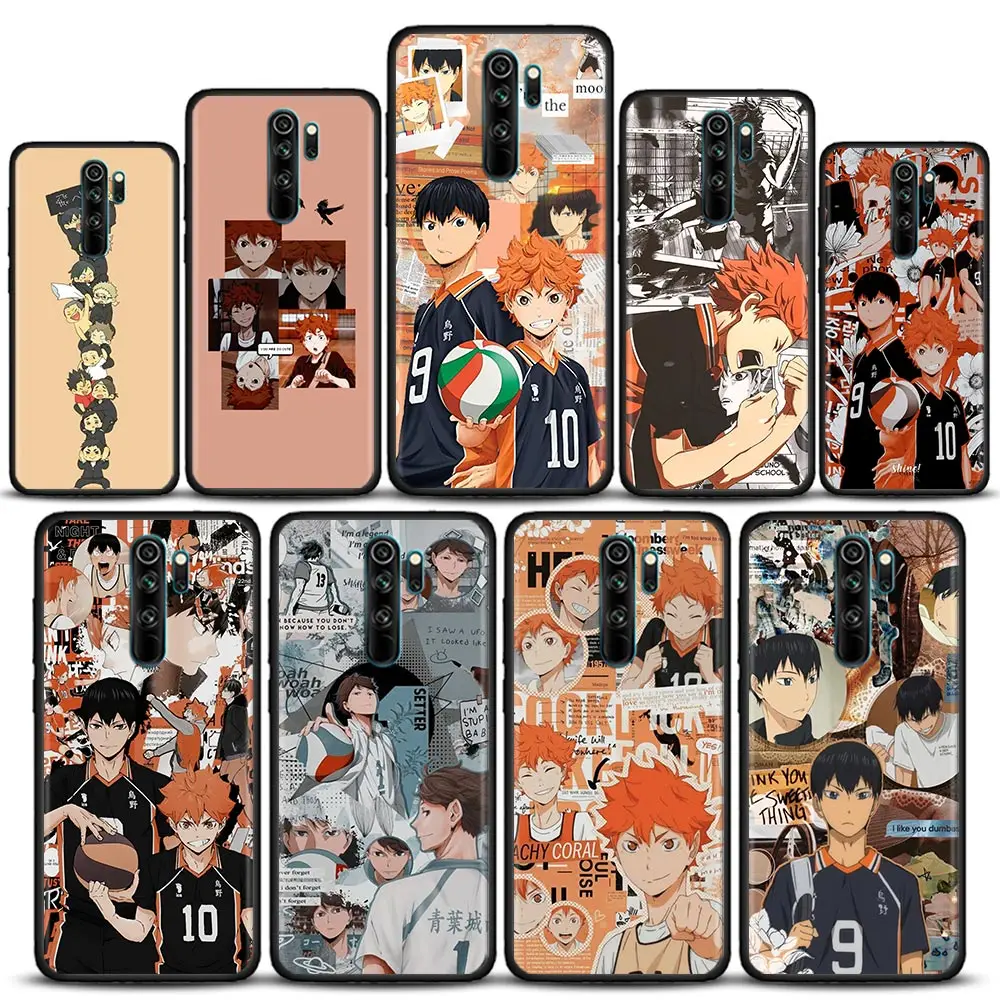 

Phone Case for Redmi 6 6A 7 7A Note 7 8 8A Pro 8T Case Note 9 9S Pro 4G 9T Soft Silicone Cover Haikyuu Hinata Attacks