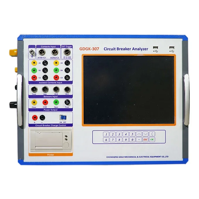 

GDGK-307 Dynamic Resistance Tester Meter Circuit Breaker Analysis Unit Set