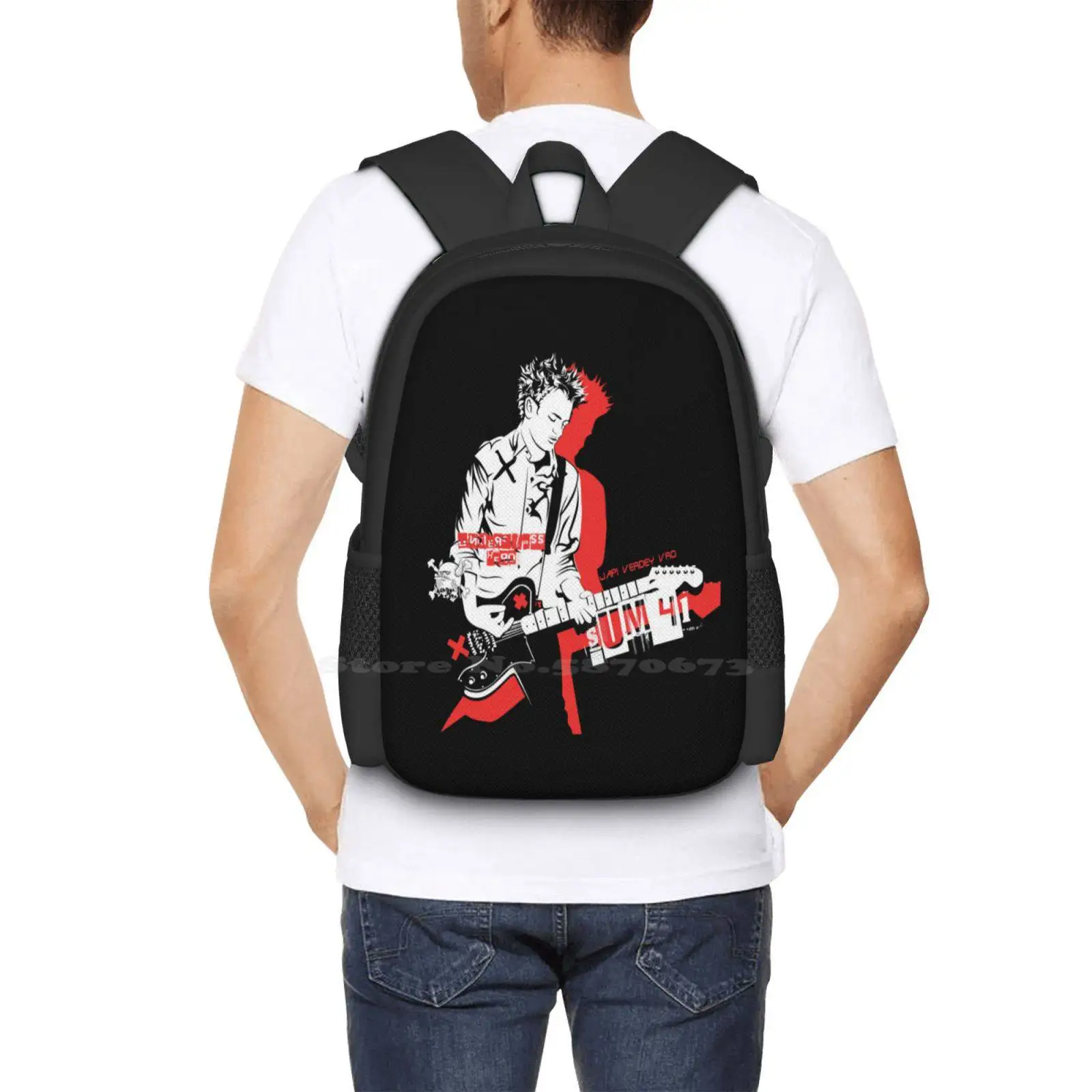 Лидер продаж рюкзак модные сумки Sum 41 Blink 182 зеленый день музыкальная группа