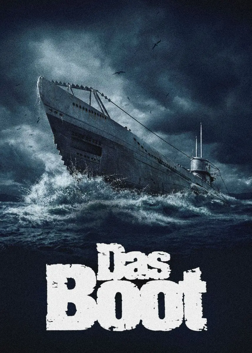 Das Boot 1981 Шелковый плакат с художественным фильмом, домашний Настенный декор, картина для комнаты