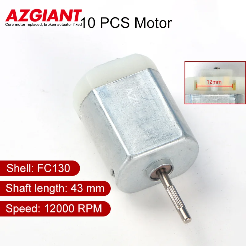 

10 PCS OEM Motor FC130 DC 12000 RPM 43mm DIY Engine For Car Replacement Power Accesseries Reverse Toy High Quality