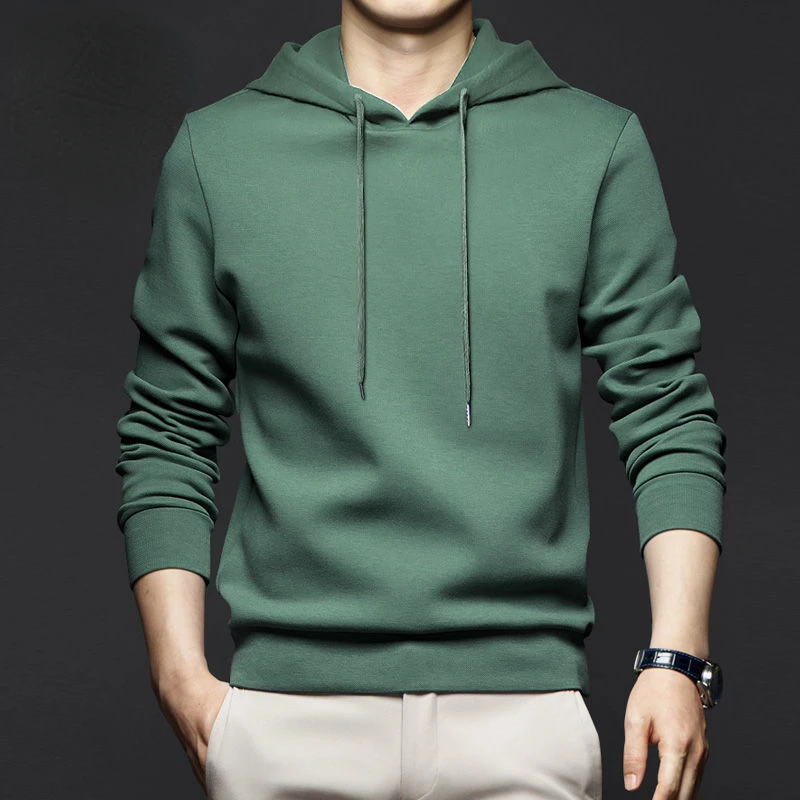 

2022 New Men's Hoodies Sweatshirts Zipper Men Sweatshirt Solid Color Man Soft Oversized Hoodie Light Plate Long Sleeve E123