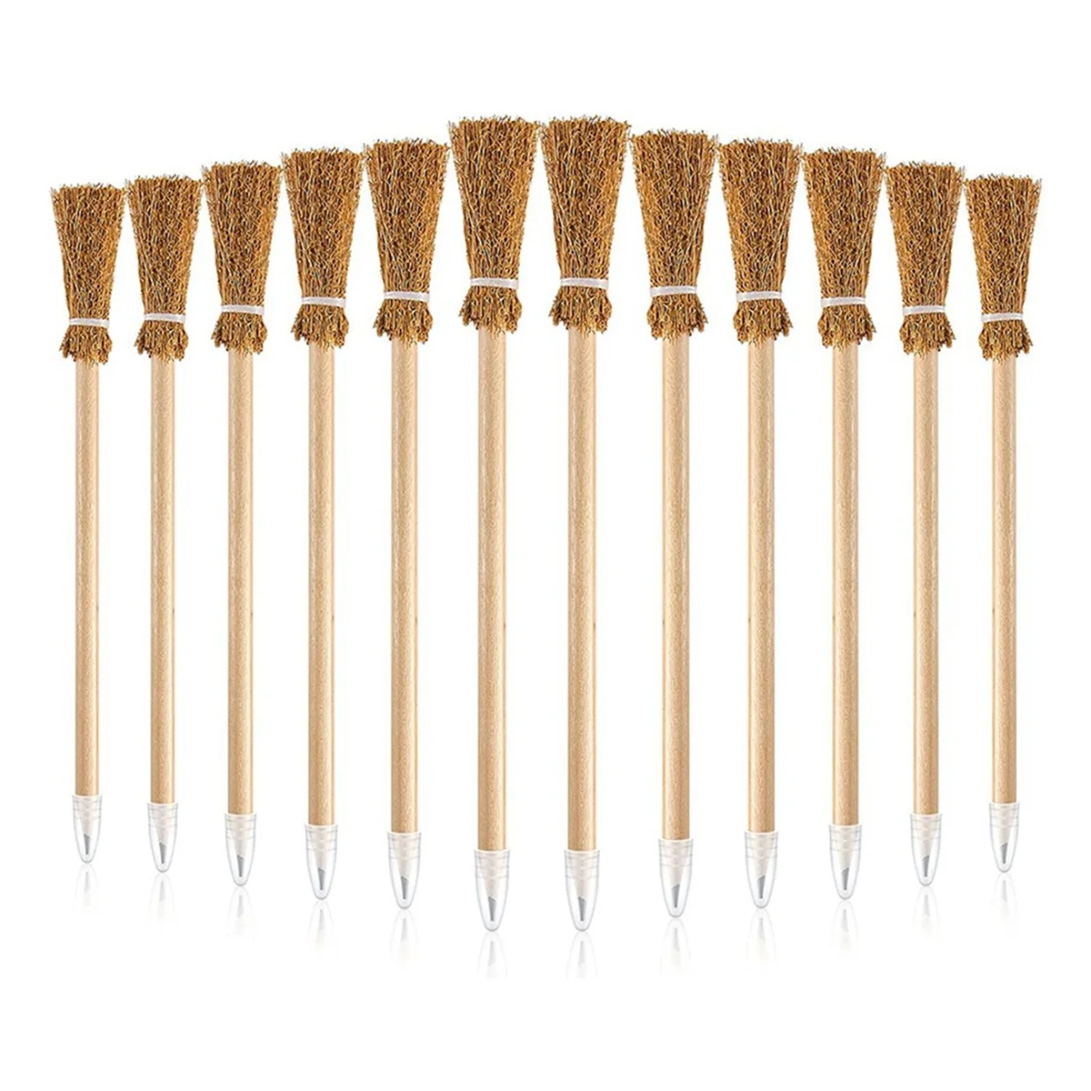 12 шт. карандаши для метлы ведьмы на Хэллоуин шариковые сувениры реквизит письмо