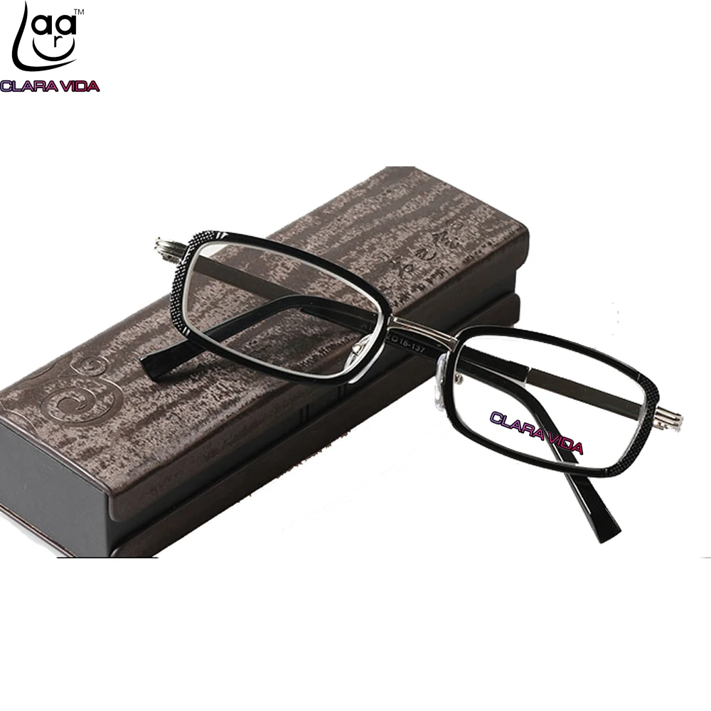

= Clara Vida = Ellipse Women Reading Glasses Retro High Quality Alloy Electro-Plating With Case +1 +1.5 +2 +2.5 +3 +3.5 +4