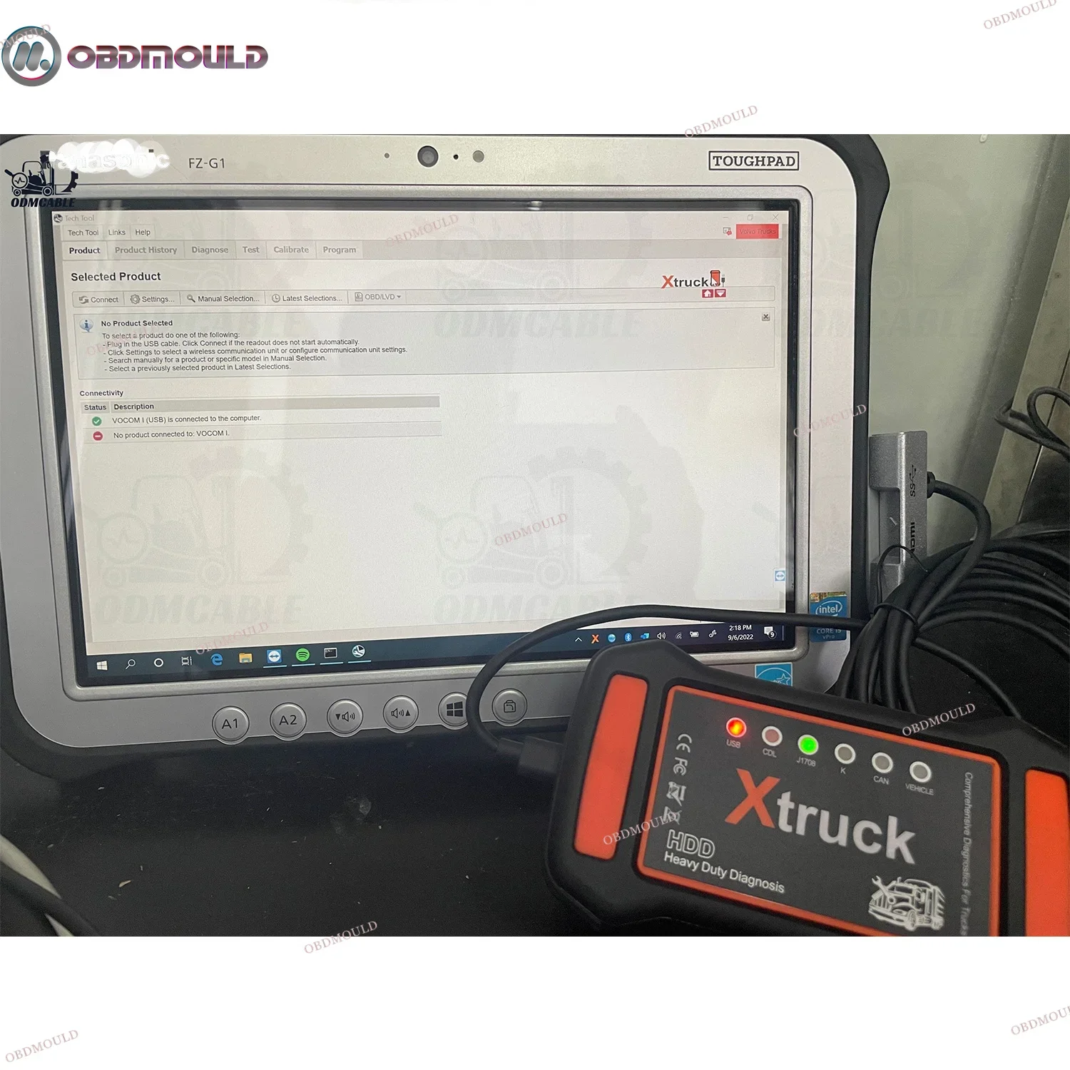 Универсальный диагностический инструмент Auto Repair X-truck Y009 HDD