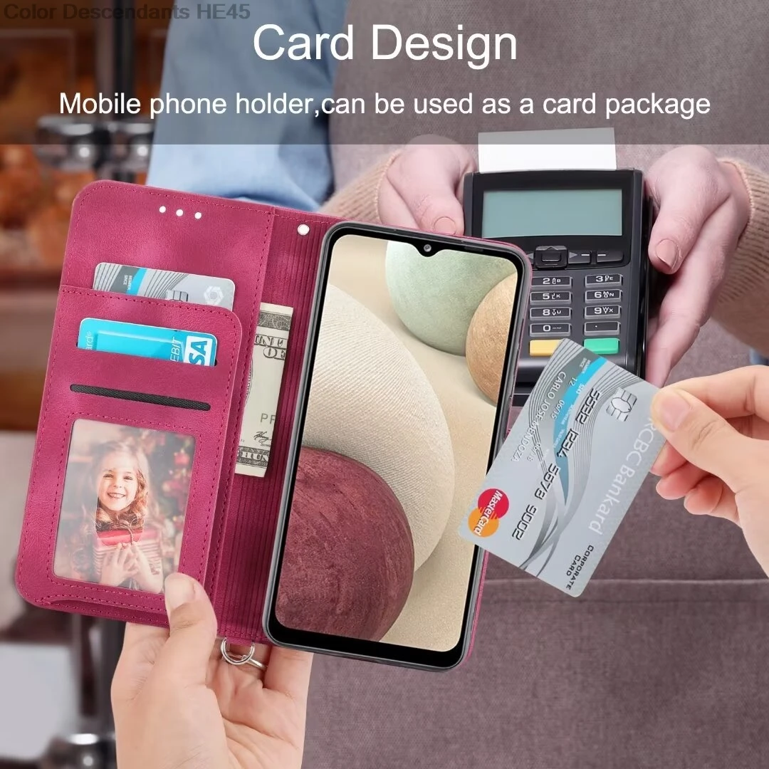 Кожаный чехол-книжка для IPhone 15 14 13 12 11 Pro Max XR X XS 7 8 Plus SE