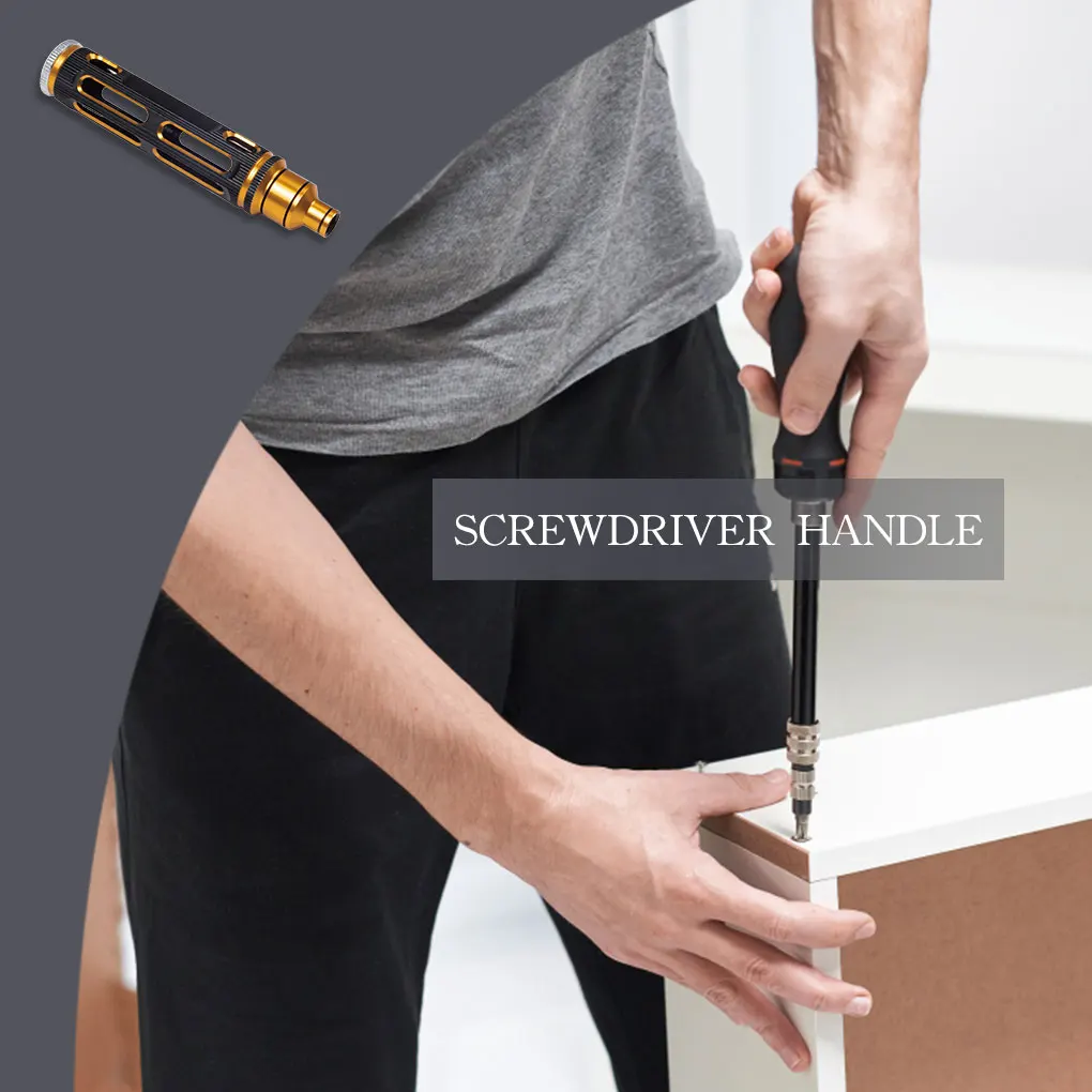

Ручка отвертки, быстросменная прочность, изысканные товары для дома, шестигранные Бытовые аксессуары, компактный размер, инструменты для болтов