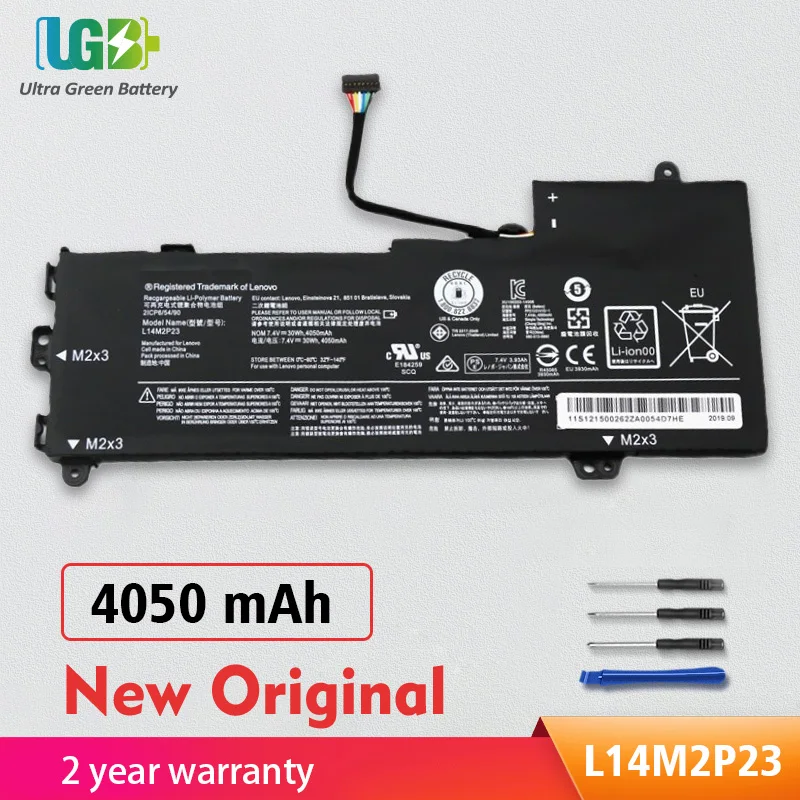 Новый оригинальный аккумулятор UGB L14M2P23 L15M2PB6 для Lenovo IdeaPad 100-14IBY 500S-13ISK 510S-13IKB
