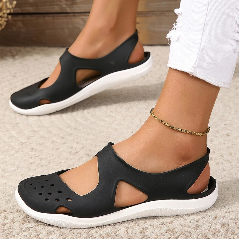 

Lightweight Women Sandals 2023 Anti-slip Women's Sandals Outdoor Soft Female Casual Shoes Comfortable Flat Shoes Free Shipping