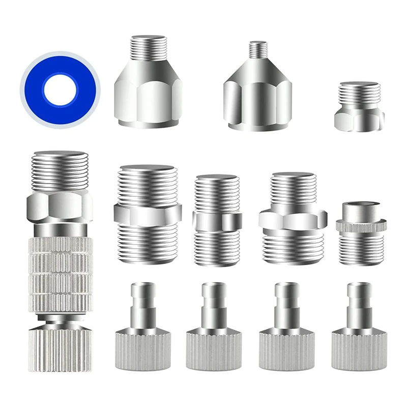 13Pcs Adapter Set, Quick Release Disconnect Couplers, Fittin