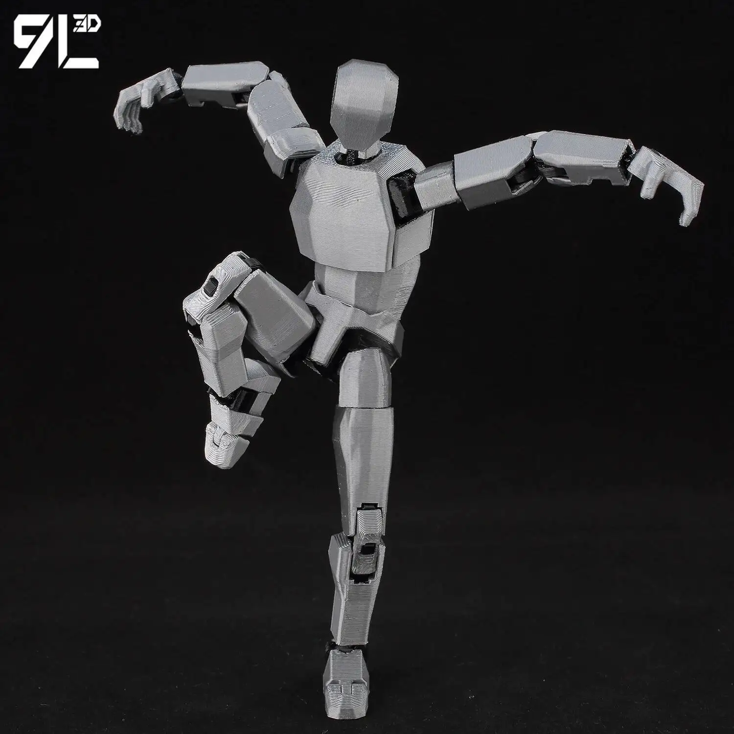 Фото 9L3D Многошарнирный подвижный T13 Lucky13 с принтом Мужская основа тела Poseable Пустая фигурка Манекен Манекен13 Фигурки Игрушки №3
