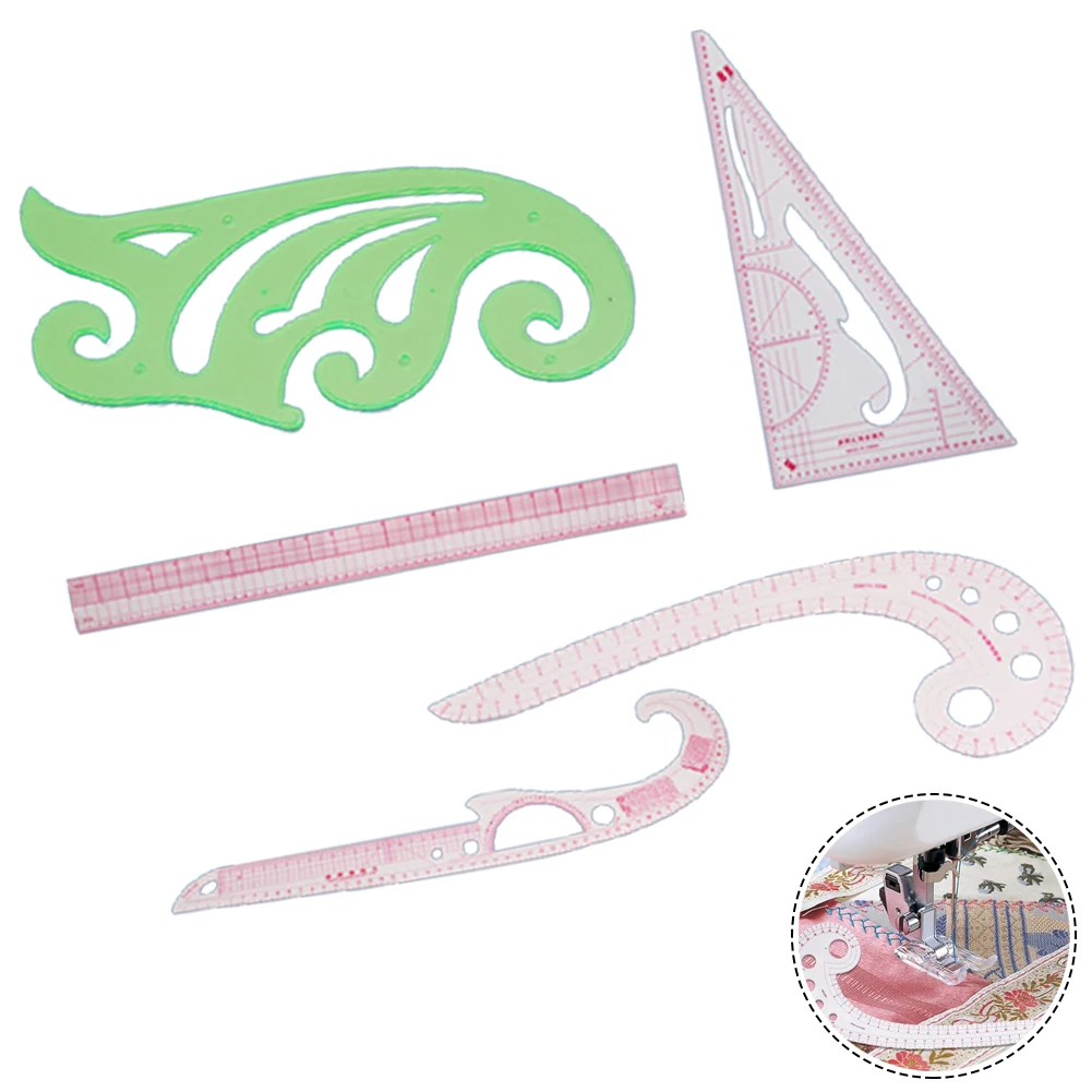 

Sewing French Curve Ruler Measure Dressmaking Tailor Drawing Template Craft Tool Crazy Patch Block Create Measuring Instrument