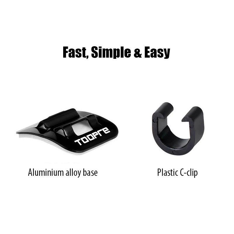 Велосипедный держатель для кабеля направляющий зажим клейкий алюминиевый сплав